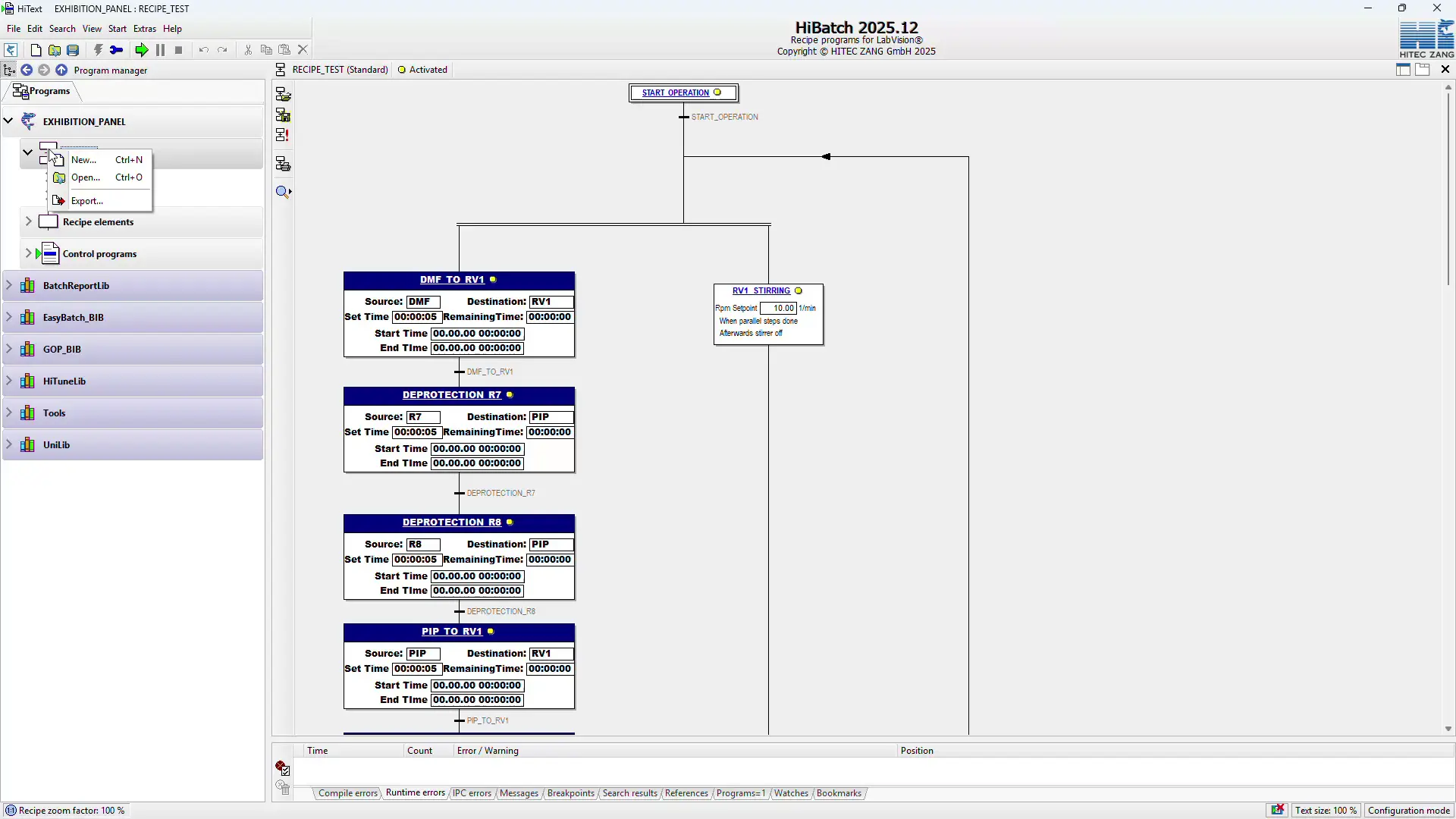 Recipe Interface